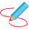 pencil writing the letter s